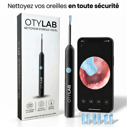 OTYLAB™ Pro — Nettoyeur d'Oreille Visuel à Caméra HD